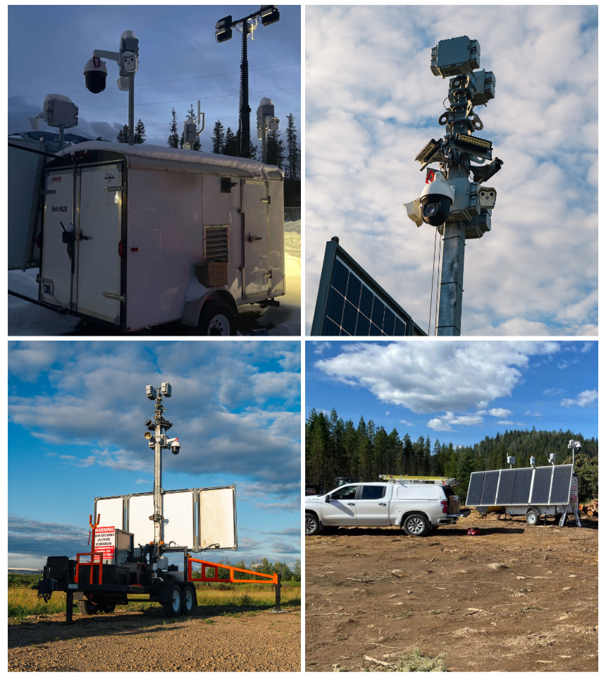 All-season surveillance trailers securing Alberta mining and energy sites with 24/7 coverage in extreme climates.